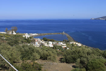 Vista dal sentiero brigantino lingua Salina